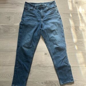 Curvy long mom jeans